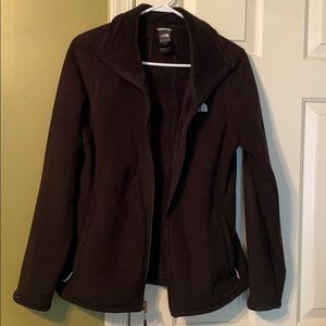 North Face full zip fleece jacket size L
